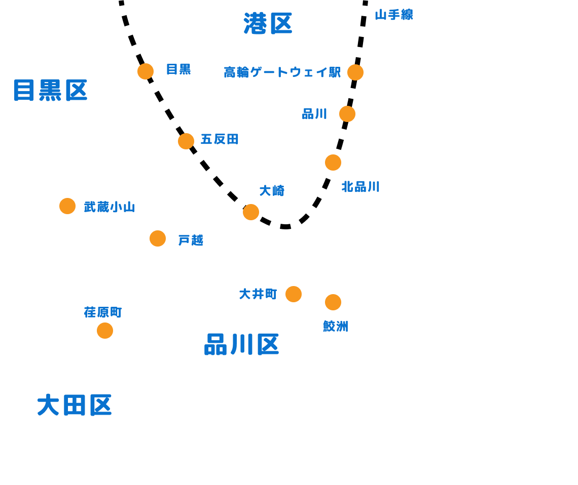 東京都の地図